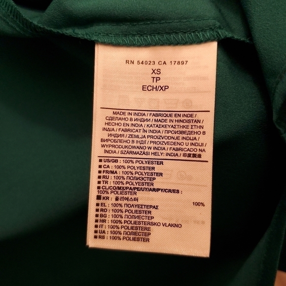 Banana Republic button down blouse l/s teal - Picture 4 of 8